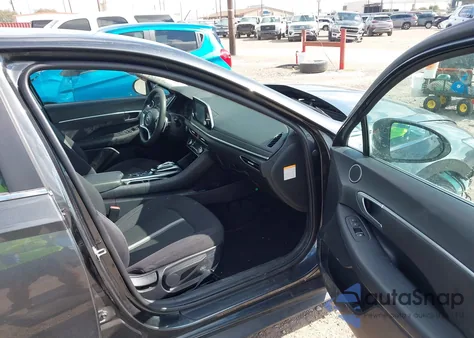 2023 Hyundai Sonata Hybrid Blue из США, поврежденный, VIN KMHL24JJ2PA076485